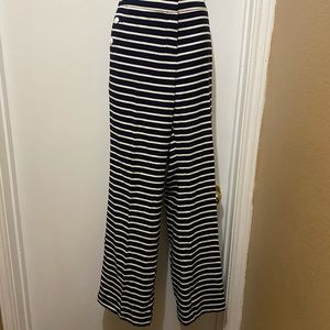 Navy and cream sailor pants